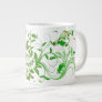 Dragonfly and Floral Jumbo Mug