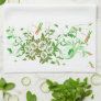 Dragonfly and Floral Kitchen Towel