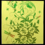 Dragonfly and Floral Napkins