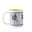 Dragonfly and Pansies - Mom mugs by Spice Dragonfly and Pansies - Mom mugs