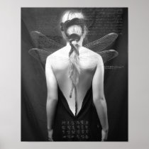 Dragonfly back 2 Print posters