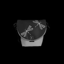 Dragonfly Black Mini Messenger bag messenger bags