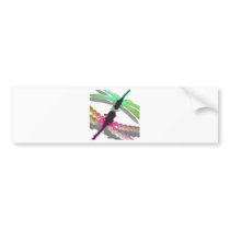 Dragonfly Bumper Sticker