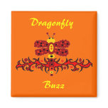 Dragonfly buzz magnet