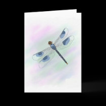 Dragonfly Card With Poem