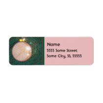 Dragonfly Christmas Ornament Custom Return Address Label