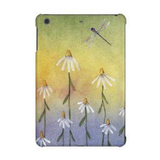 Dragonfly & Daisies - iPad Mini Case