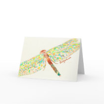 Dragonfly Dance Fine Art Note Card