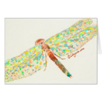 Dragonfly Dance Fine Art Note Card