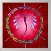 Dragonfly Dance Poster