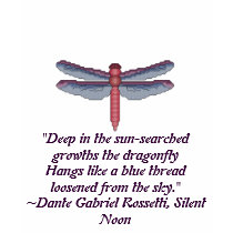 Dragonfly, Dante Gabriel Rossetti Quote t-shirts