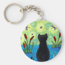Dragonfly Dreamer Keychain