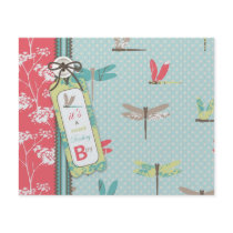 Dragonfly Dreams Boy Advice Card Full Color Flyer