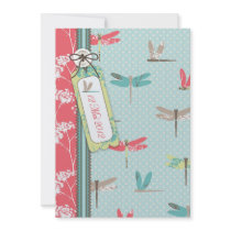 Dragonfly Dreams Boy Card_Magali B Personalized Announcement