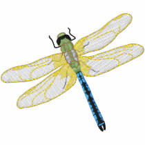 Dragonfly embroidered shirts
