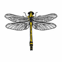 Dragonfly embroidered shirts