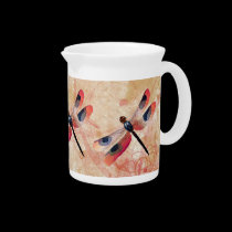 Dragonfly Flourish Pitcher pitchers