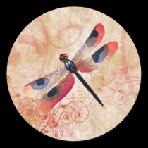 Dragonfly Flourish Sticker stickers