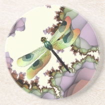 Dragonfly Fractals Coaster coasters