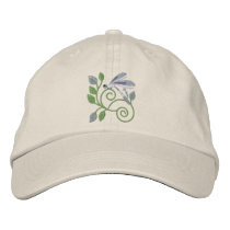 Dragonfly Garden embroidered hats by Embroidery4U Dragonfly Garden embroidered hats