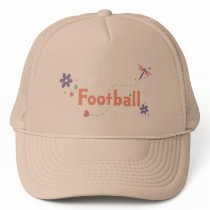 Dragonfly Garden Football hats by truetomboy Dragonfly Garden Football hats