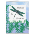 Dragonfly Greeting Card by stellerangel Dragonfly Greeting Card