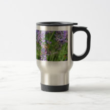 Dragonfly in Lavender Garden Mug