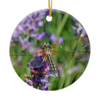 Dragonfly in Lavender Garden Ornaments