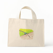 dragonfly in watercolor, canvas bag