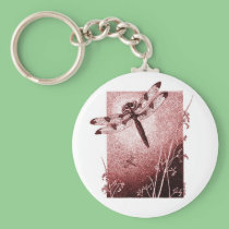 Dragonfly Key Chain (Brown) keychains