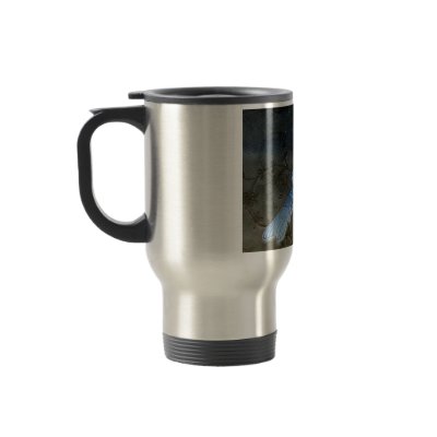 Dragonfly & Lace Travel Mug by Bohemian_Spirit