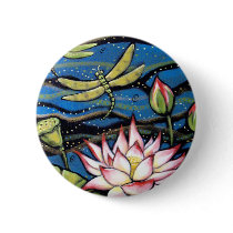 DRAGONFLY LOTUS buttons by MartinArtStudio DRAGONFLY LOTUS buttons