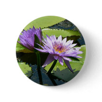 Dragonfly Lotus Button