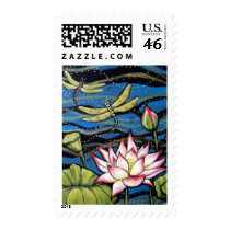 DRAGONFLY LOTUS POSTAGE