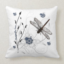 Dragonfly Love pillows