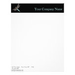 Dragonfly Monogram Business Letterhead Design