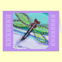 Dragonfly Notecard cards