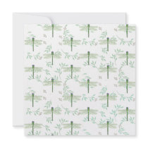 Dragonfly Pattern Invitations