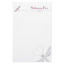 Dragonfly Personal Note Paper stationery