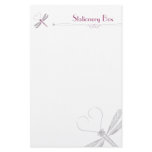 Dragonfly Personal Note Paper stationery