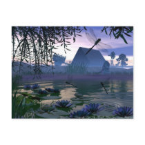 Dragonfly Pond Postcard by DragonCat Dragonfly Pond Postcard