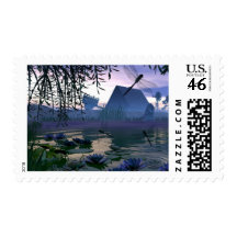 Dragonfly Pond Stamp