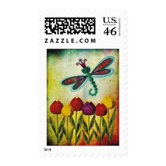 dragonfly stamp