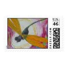 Dragonfly Postage Stamp