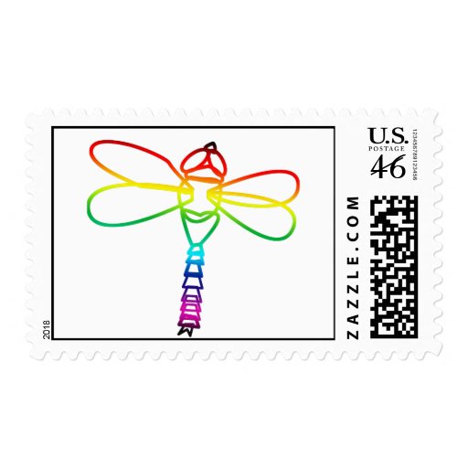 Dragonfly Postage Stamp
