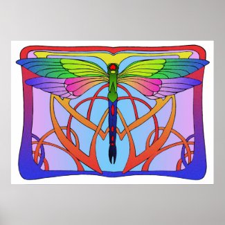 Dragonfly Poster print