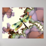 Dragonfly Poster (Earthy)