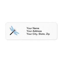 Dragonfly Return Address Label