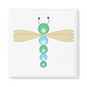 Dragonfly Series 1 Square Magnet