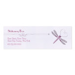 Dragonfly 'Skinny' Personal Calling Cards Business Card Template